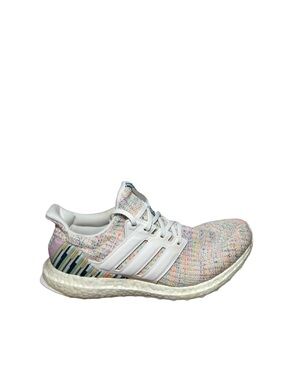 adidas ultra boost Pastel Multicolor Knit Shoe with White Stripes size 9.5